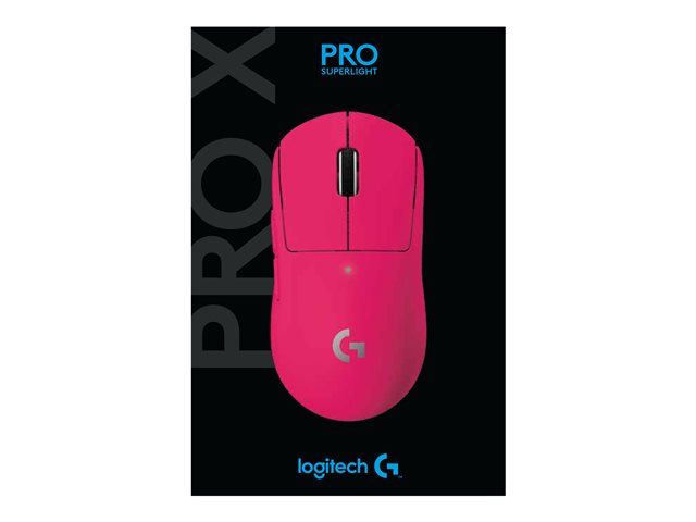 Logitech G PRO X SUPERLIGHT - Gaming - Maus - 2.4 GHz - Magenta