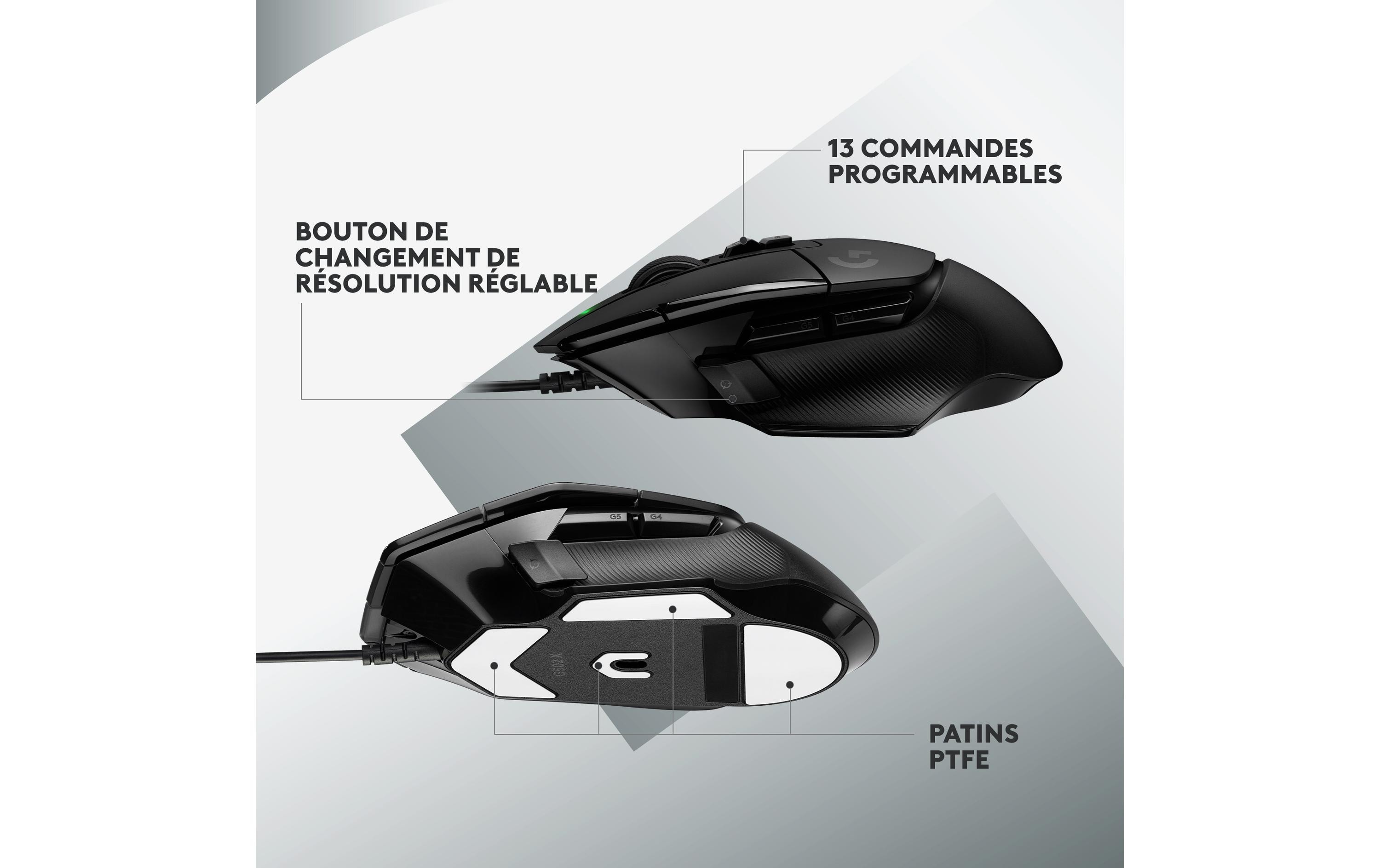 Logitech Gaming-Maus G502 X Schwarz