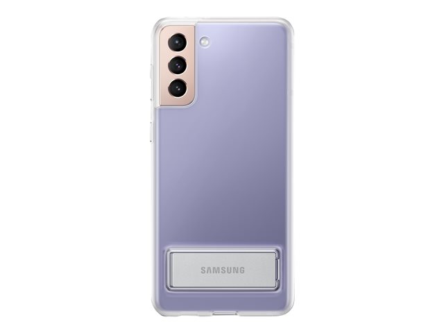 Samsung Clear Standing Cover EF-JG996 - Handyhülle für Galaxy S21+ 5G - Thermoplastisches Polyurethan (TPU), Polycarbonat - klar