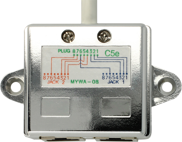 Delock RJ45 Port Doubler - Ethernet 100Base-TX-Splitter - 15 cm