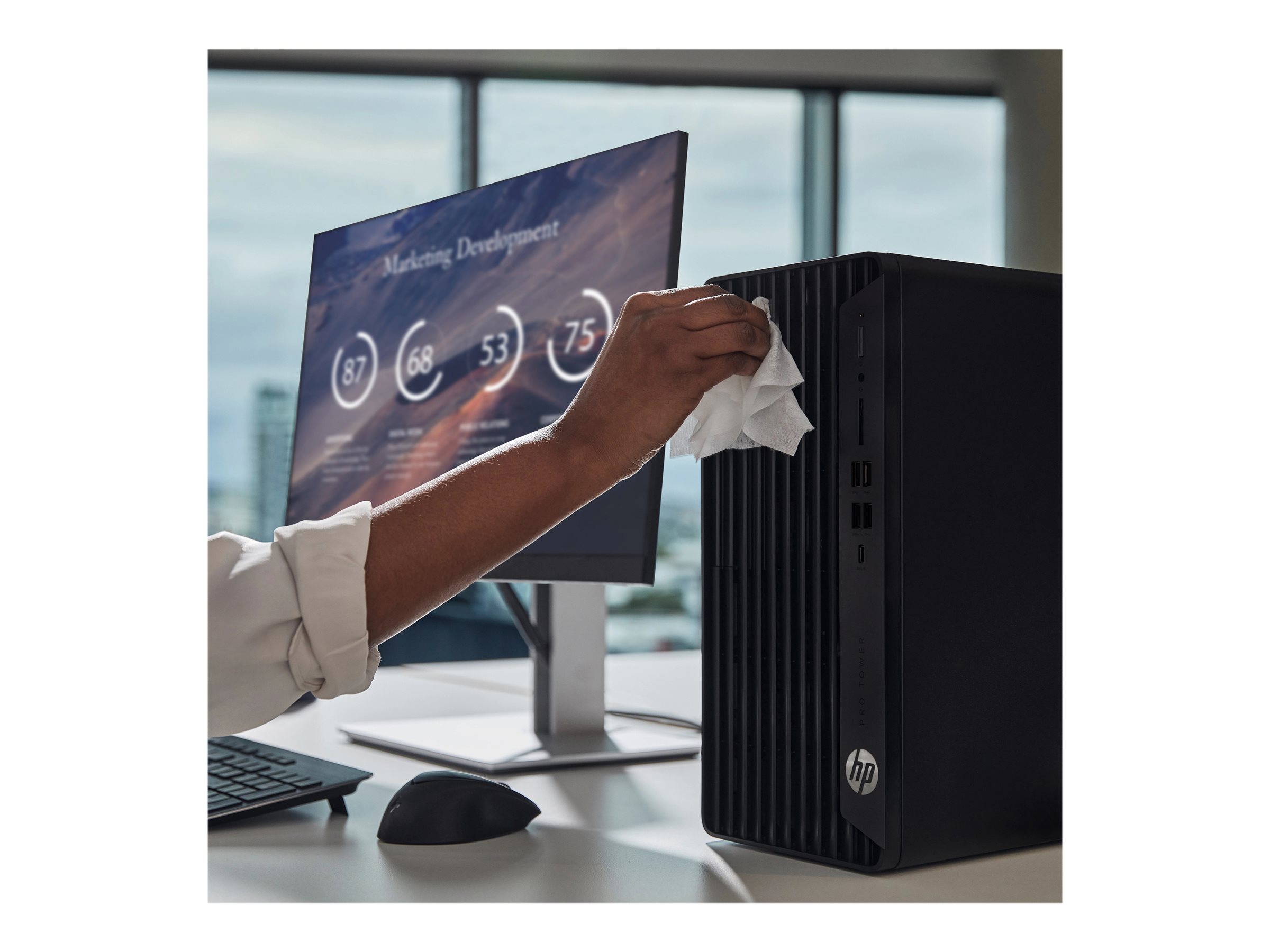 HP Pro 400 G9 - Tower - Core i5 13500 2.5 GHz - 16 GB - SSD 512 GB - Deutsch - mit HP Wolf Pro Security Edition (1 Jahr)