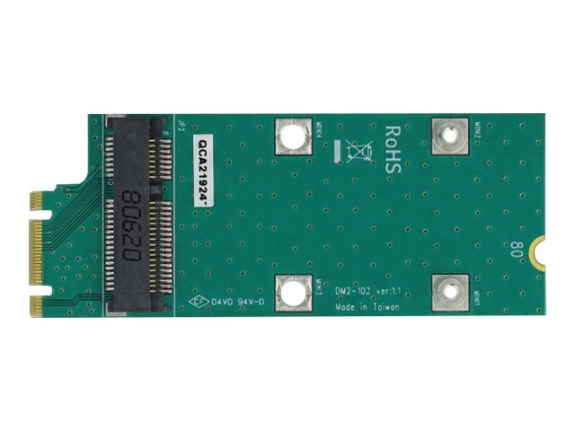 Delock Adapter M.2 Key B+M to Mini PCIe slot (PCIe / USB) - Schnittstellenadapter - M.2 Card - PCIe Mini Card