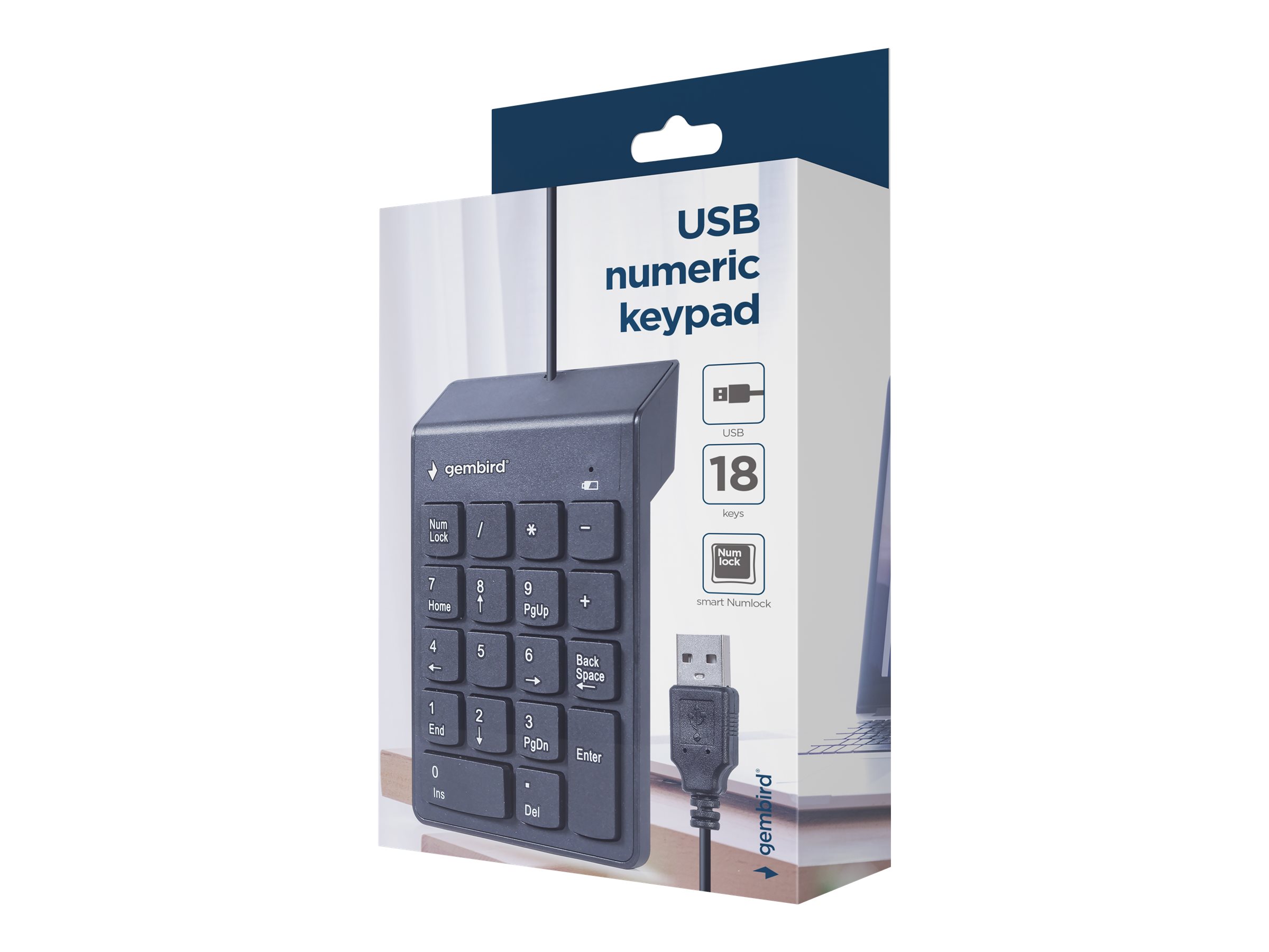 Gembird KPD-U-03 - Tastenfeld Eingabegerät