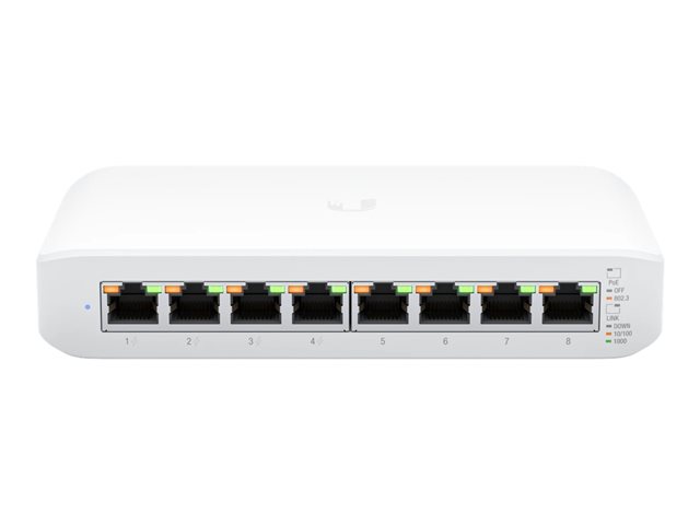 Ubiquiti UniFi Switch Lite USW-Lite-8-POE - Switch - 8 Anschlüsse - managed