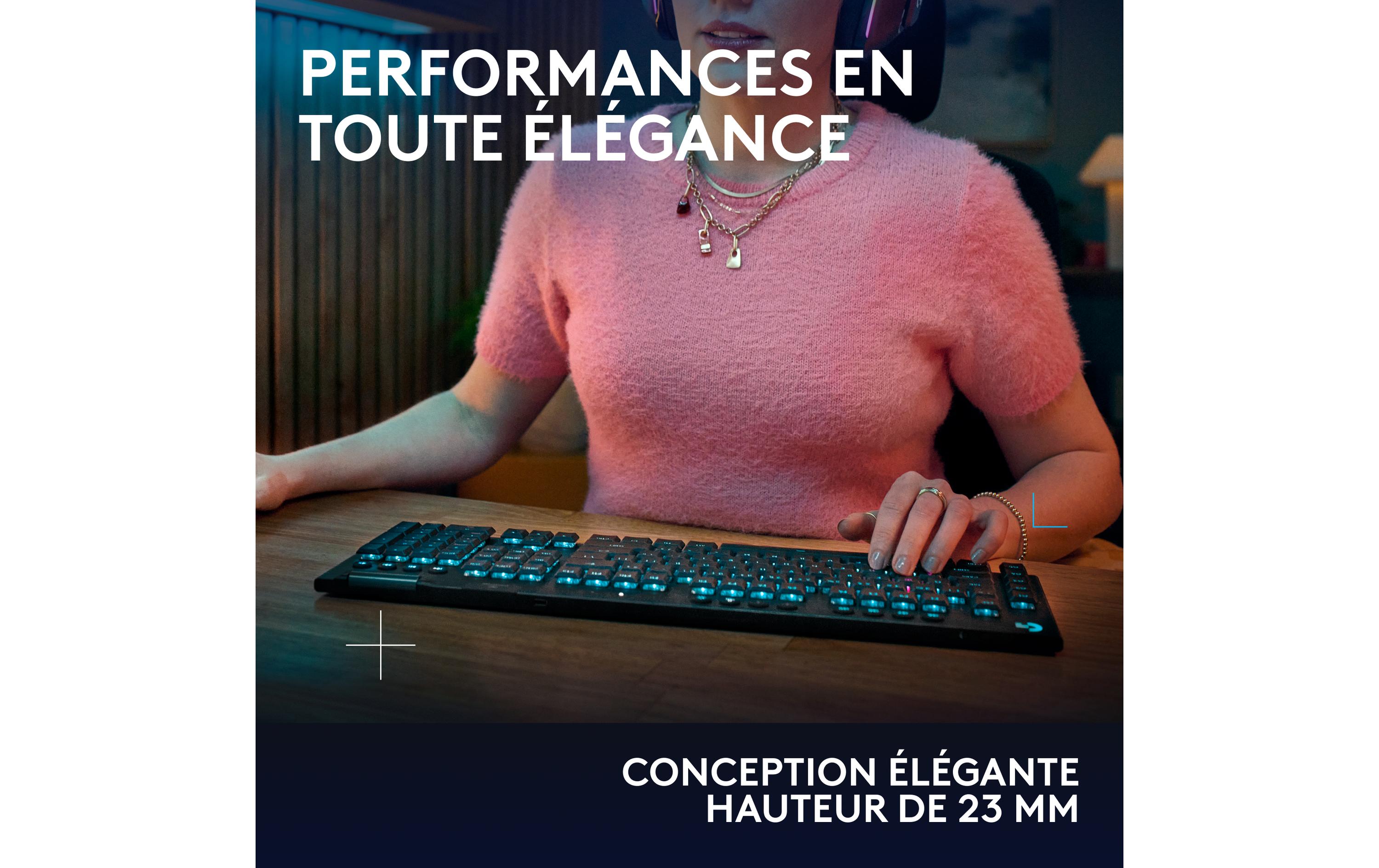 Logitech Gaming-Tastatur G915 X Lightspeed GL Tactile