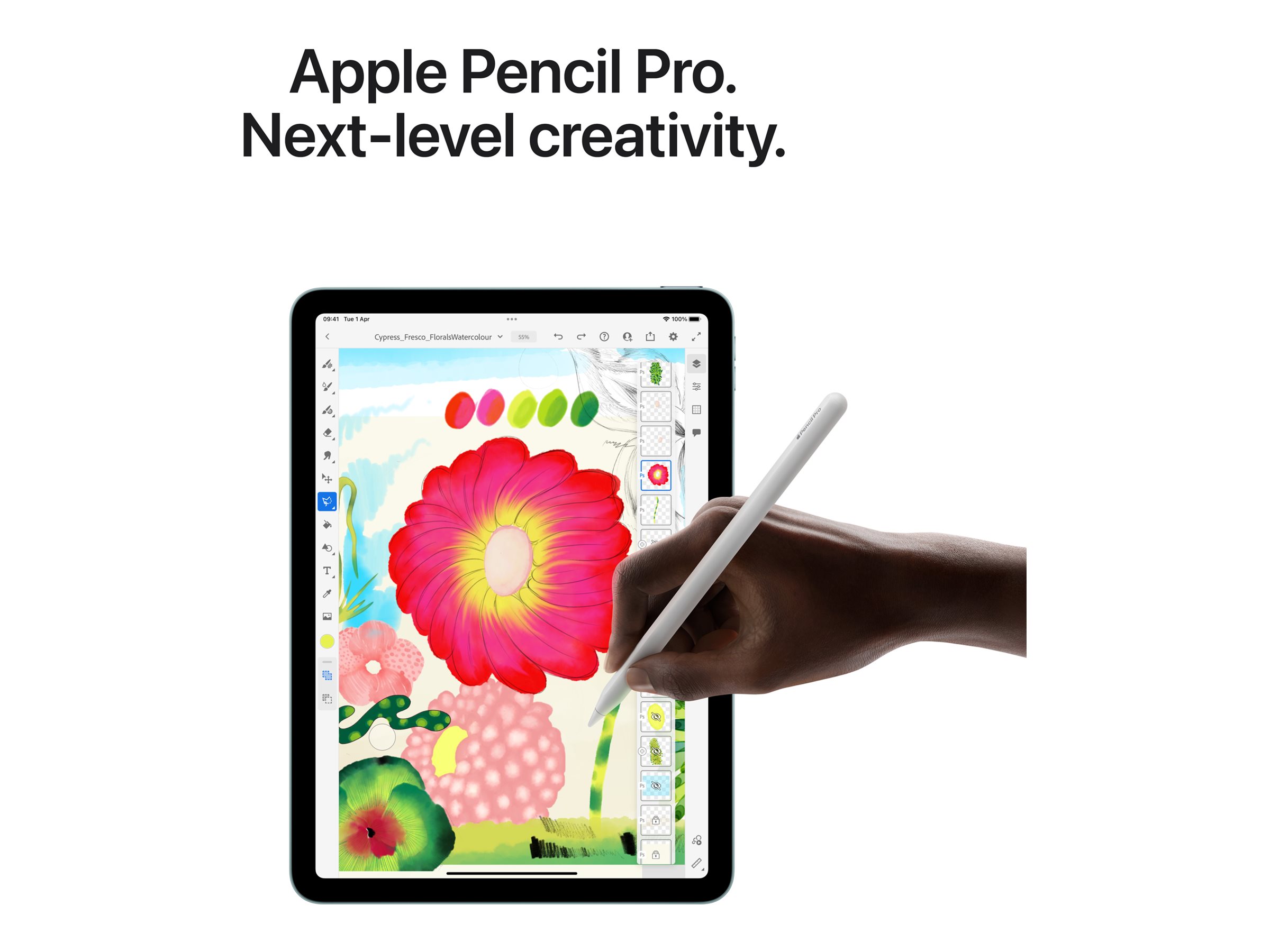 Apple 11-inch iPad Air M3 Wi-Fi - Tablet - 128 GB - 27.9 cm (11") IPS (2360 x 1640) - lila