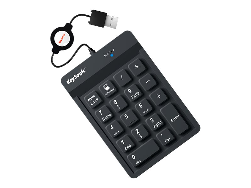 KeySonic ACK-118 BK - Tastenfeld - Deutsch