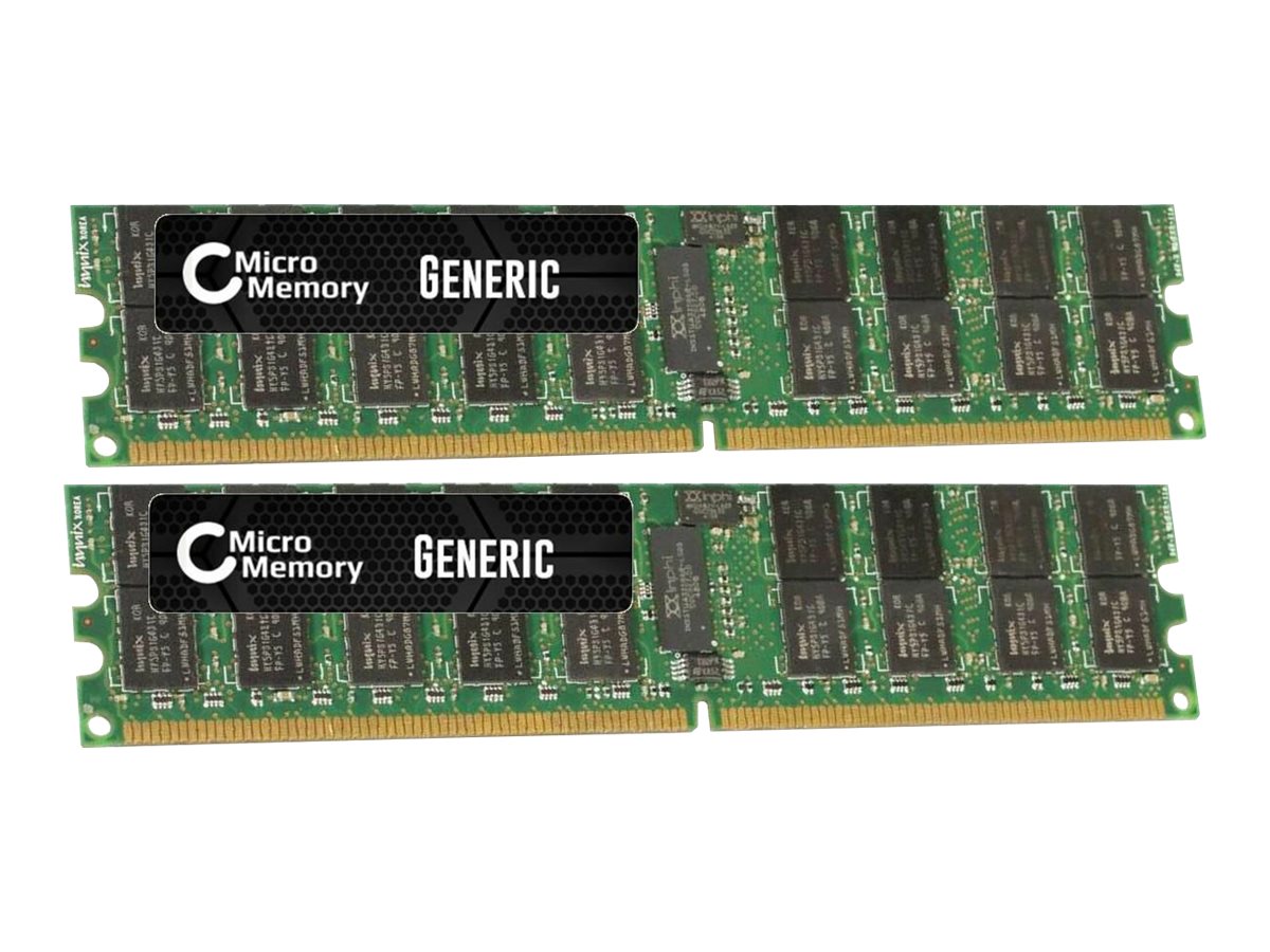 CoreParts - DDR2 - Kit - 8 GB: 2 x 4 GB - DIMM 240-PIN - 667 MHz / PC2-5300 - registriert