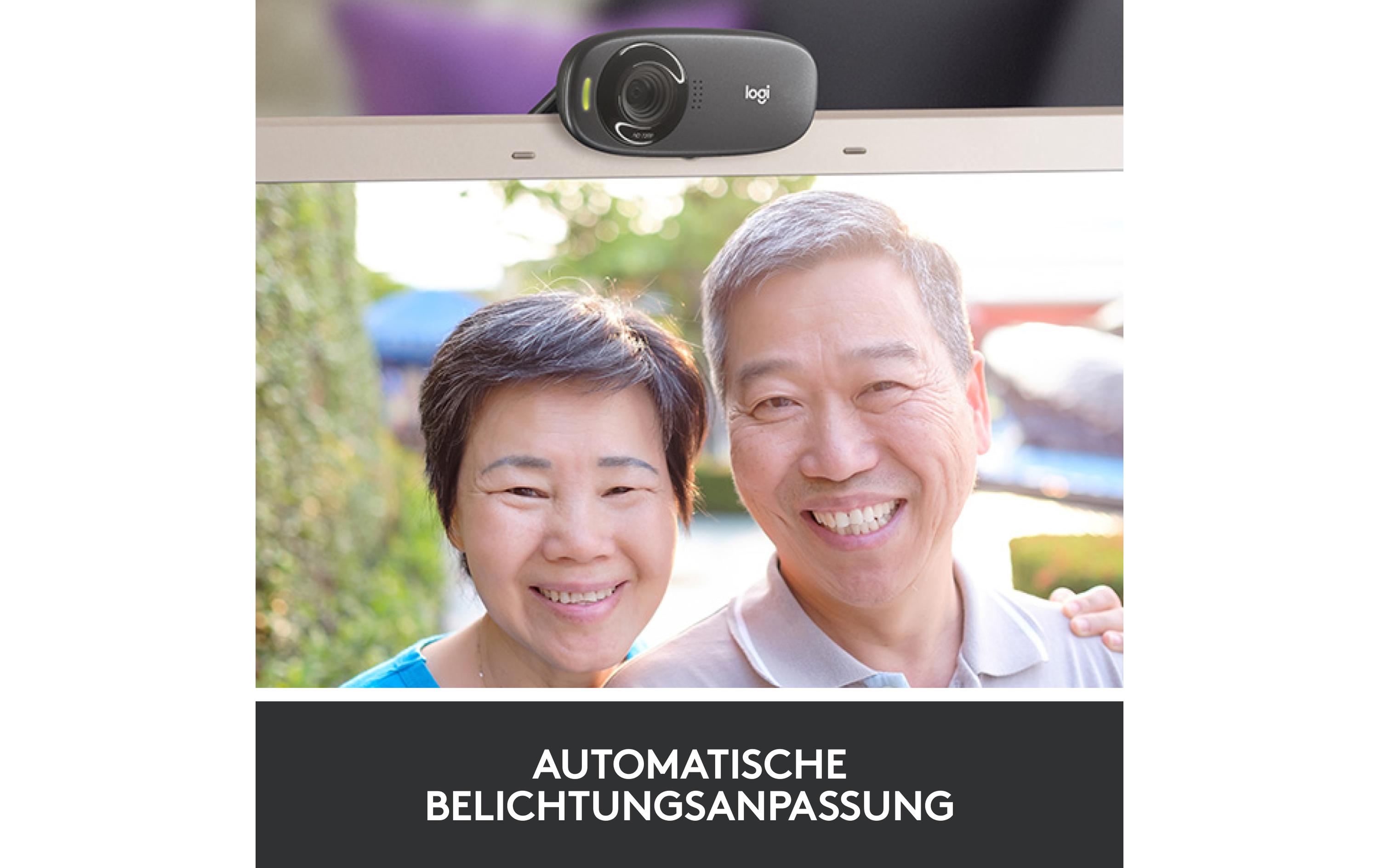 Logitech HD Webcam C310 - Webcam - Schwarz - 1280 x 720 - Audio - USB 2.0