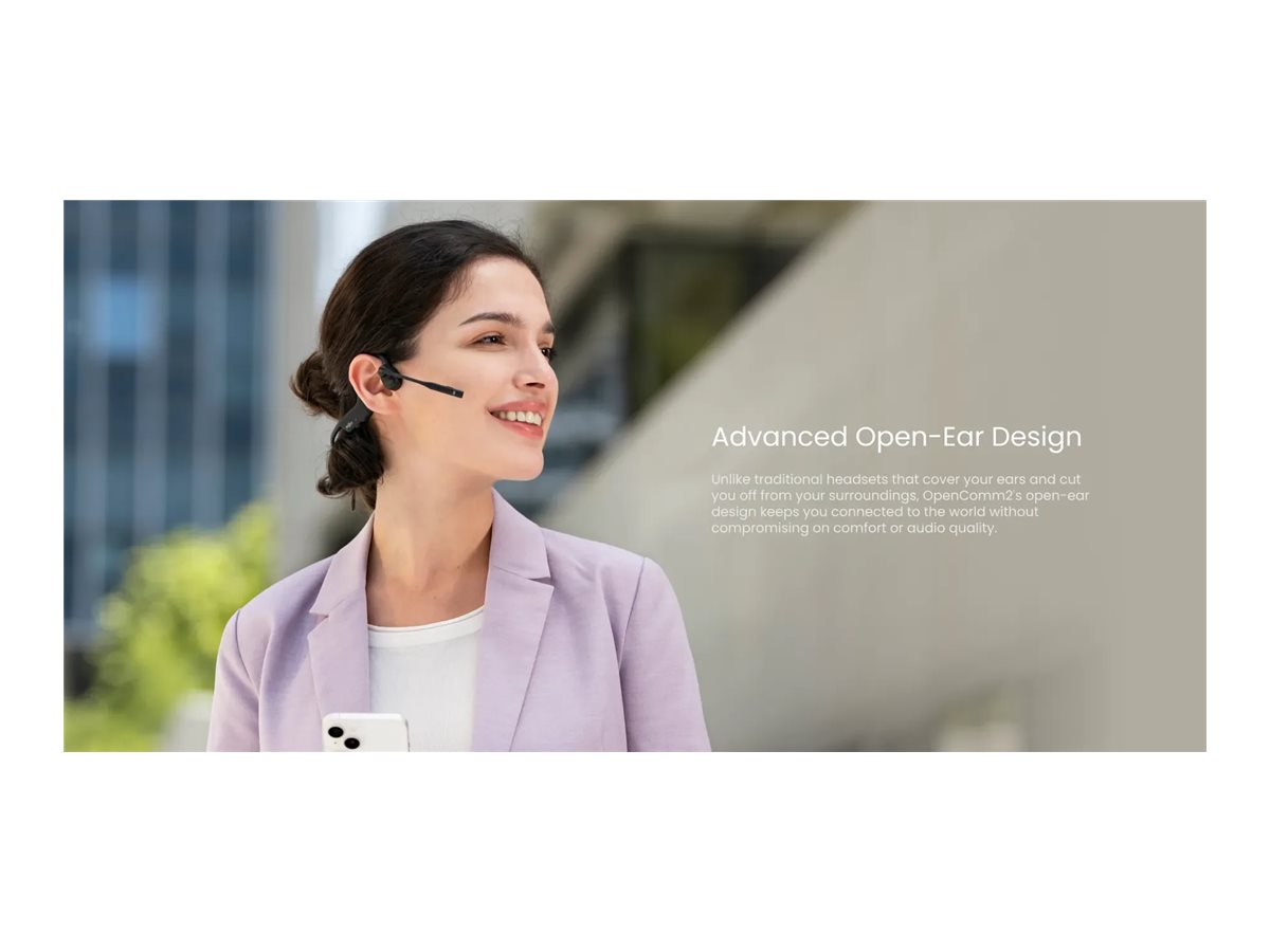 AfterShokz OpenComm2 2025 Upgrade (C120-AN-BK-EU-000)