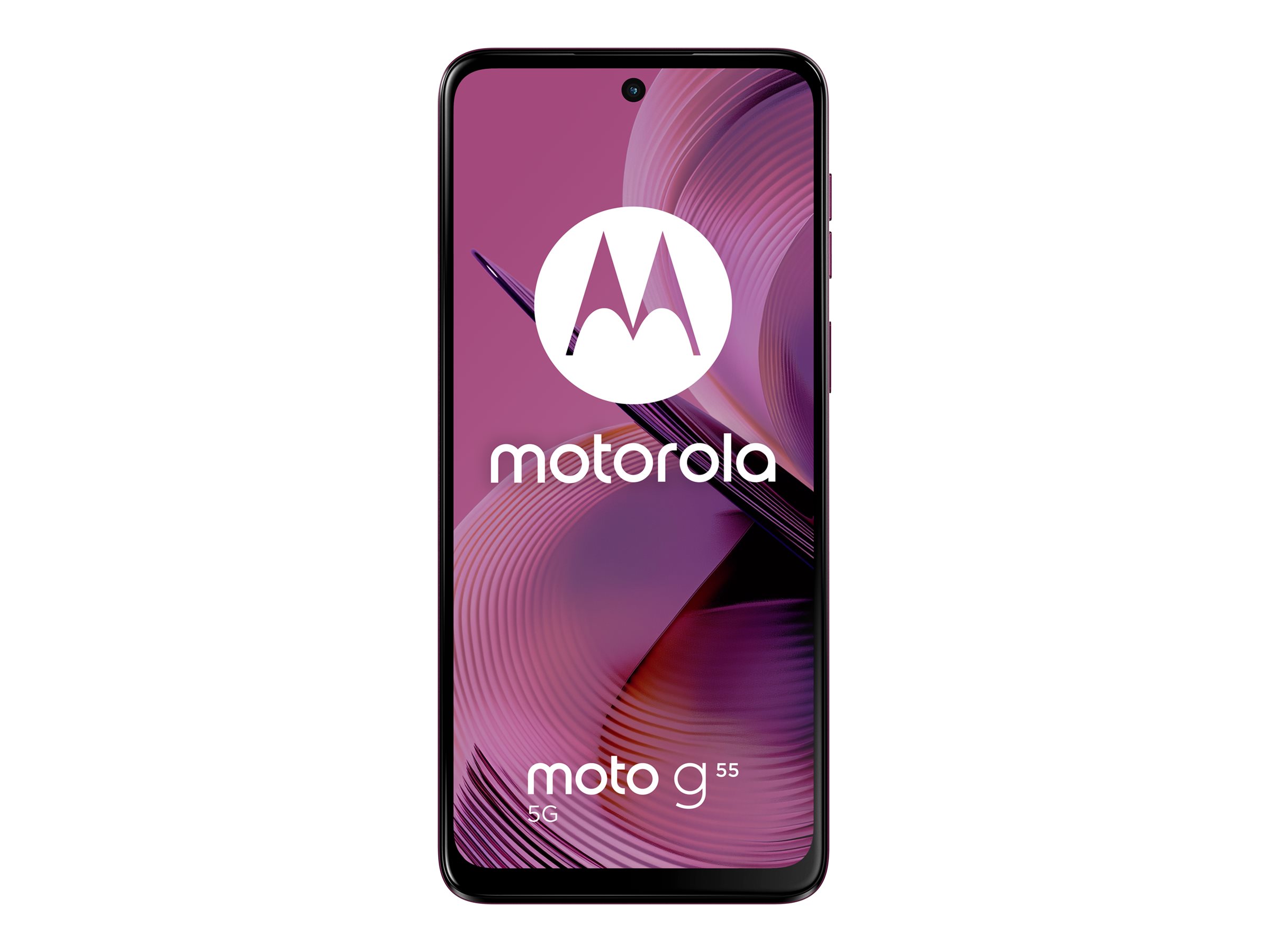 Motorola Moto G55 - 5G Smartphone - Dual-SIM - RAM 8 GB / Interner Speicher 256 GB - microSD slot - LCD-Anzeige - 6.49" - 2400 x 1080 Pixel (120 Hz) - 2 x Rückkamera 50 MP, 8 MP - front camera 16 MP - dämmerungsviolett