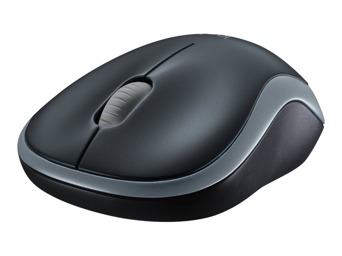 Logitech M185 - Maus - 2.4 GHz - Grau