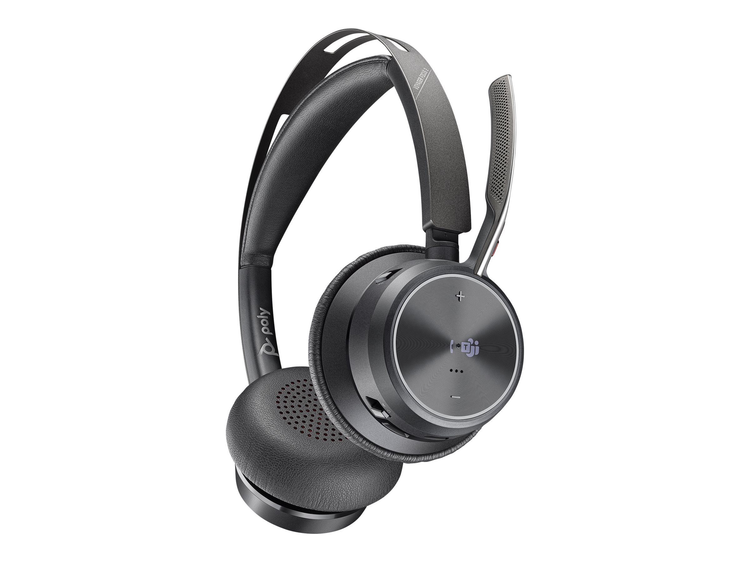 Poly Voyager Focus 2 UC - Headset - On-Ear - Bluetooth - kabellos, kabelgebunden - aktive Rauschunterdrückung - Adapter USB-A via Bluetooth - Zertifiziert für Microsoft Teams