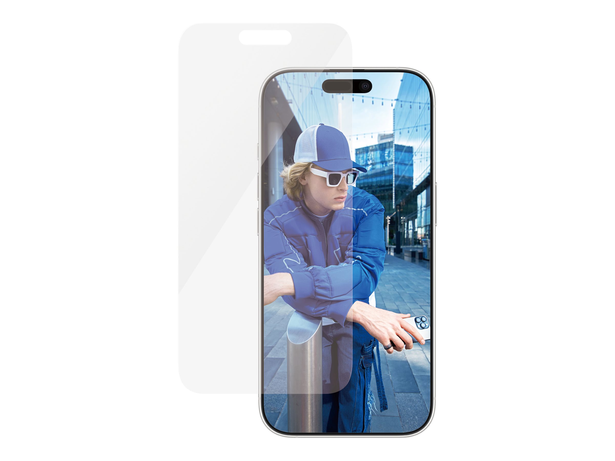 PanzerGlass - Bildschirmschutz für Handy - klassische Passform - Glas - für Apple iPhone 16 Pro