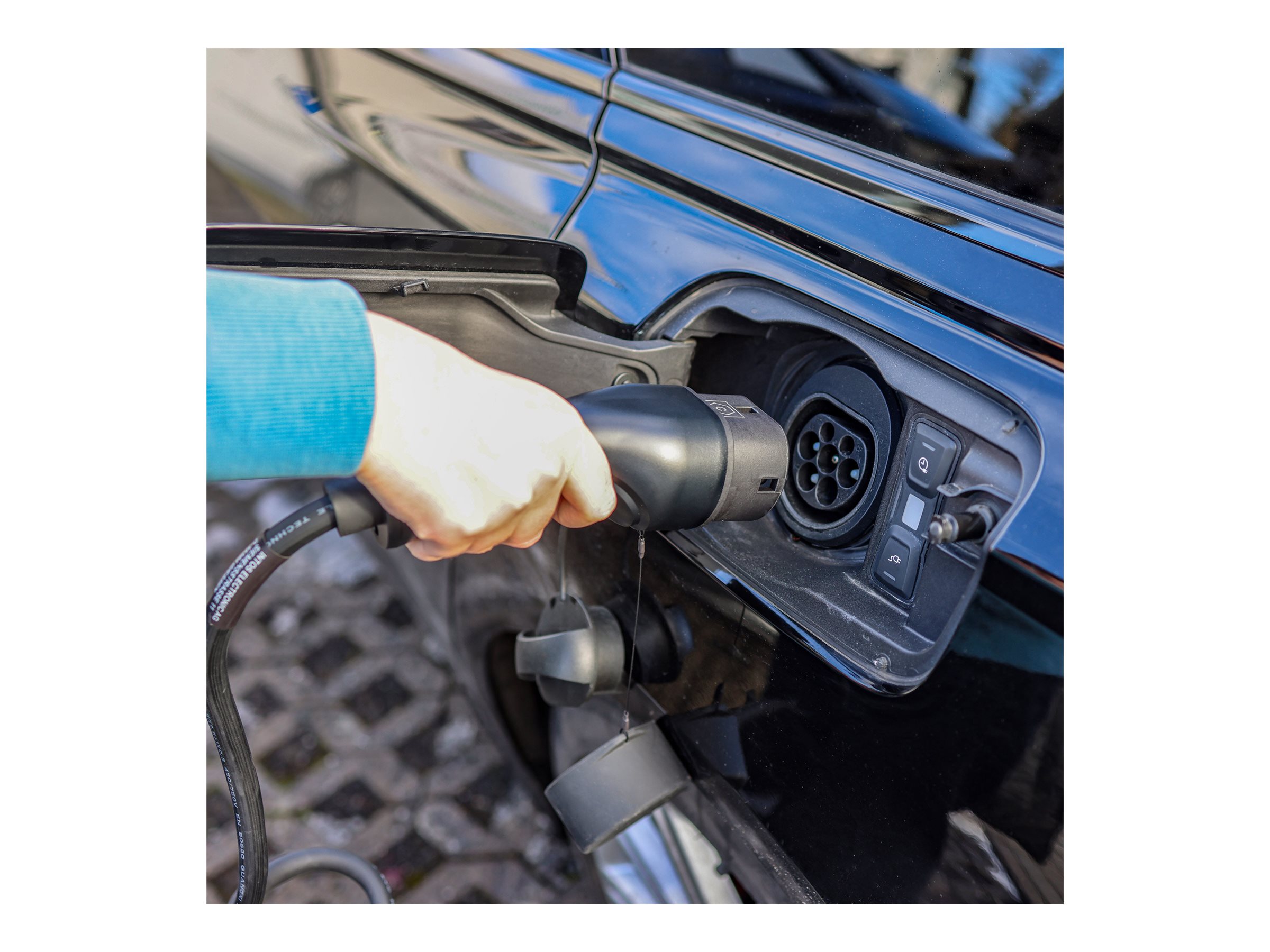 InLine EV Spiral-Autoladekabel 22kW Typ2 - 3-phasig - 5m - 5 m - halogenfrei - IEC