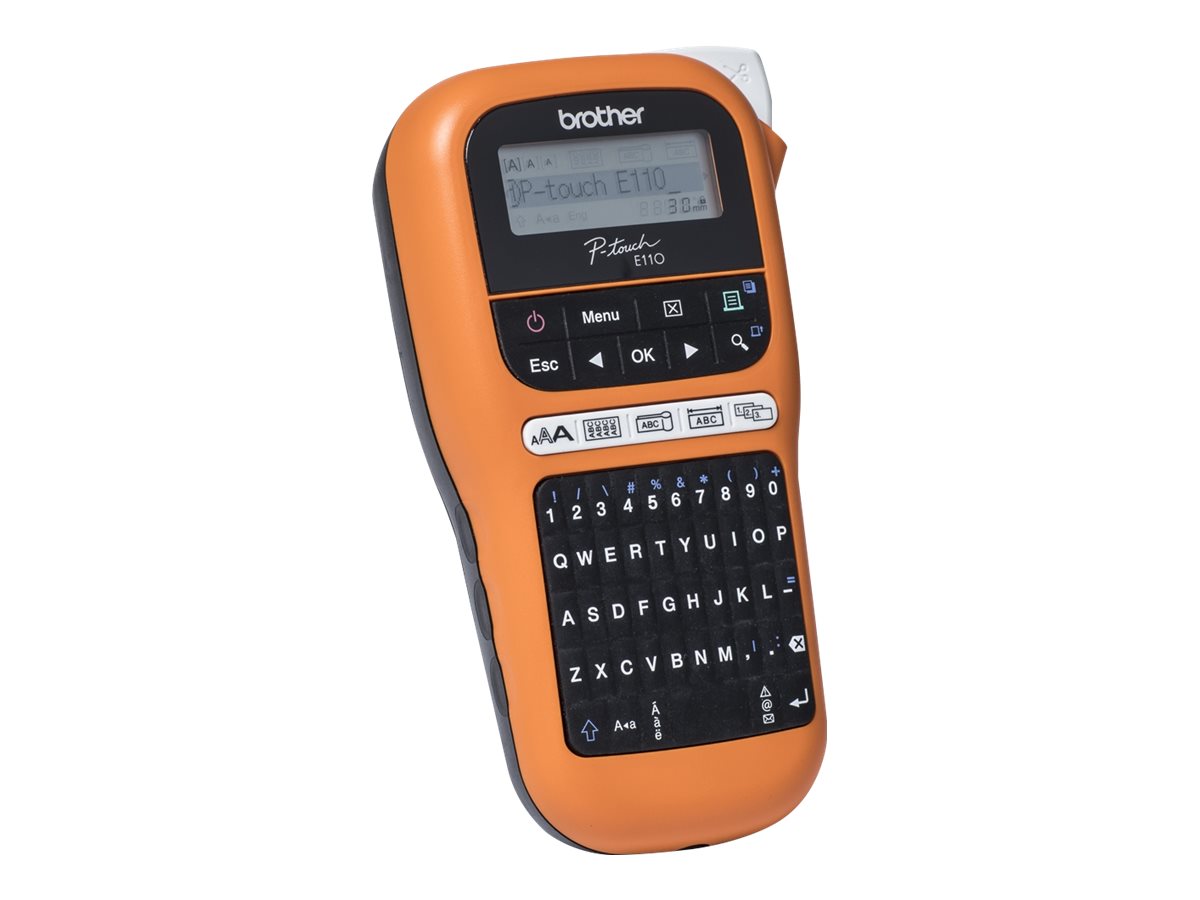 Brother P-Touch PT-E110 - Beschriftungsgerät - s/w - Thermotransfer