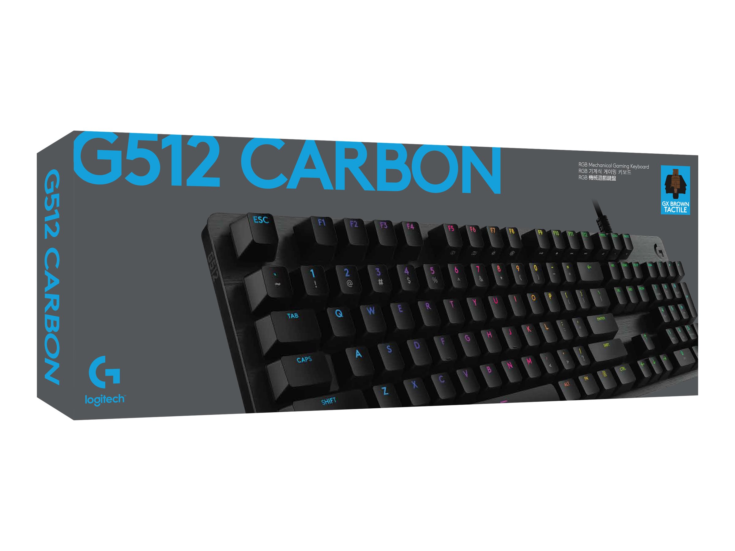 Logitech Gaming G512 - Tastatur - QWERTY - Italienisch - Kohle Eingabegerät
