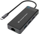 Conceptronic - Dockingstation - USB-C - 2 x HDMI - 1GbE
