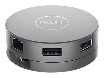 Dell Mobile Adapter DA310 - Dockingstation - USB-C - VGA
HDMI
DP
USB-C - GigE