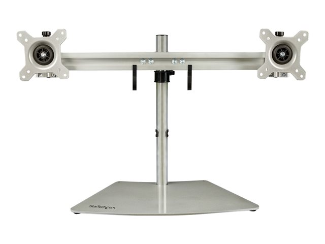 StarTech.com Doppelmonitorhalterung - Ergonomische
freistehende Doppelmonitor-Tischhalterung für zwei 24" Bildschirme(je 8kg) mit VESA-Montage - Synchronisierte Höhenverstellung - Silber (ARMDUOSS) Aufstellung - für 2 Monitore - Schwarz
Silber
