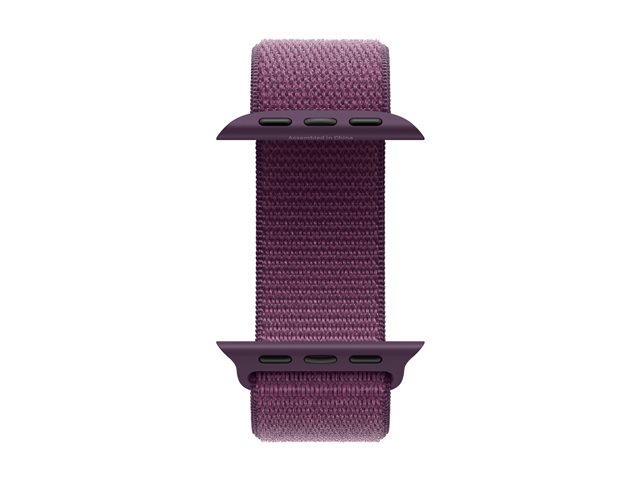 Apple Watch Series 10 GPS 42mm Rose Gold Aluminium Case mit Plum Sport Band (MWWK3QF/A)