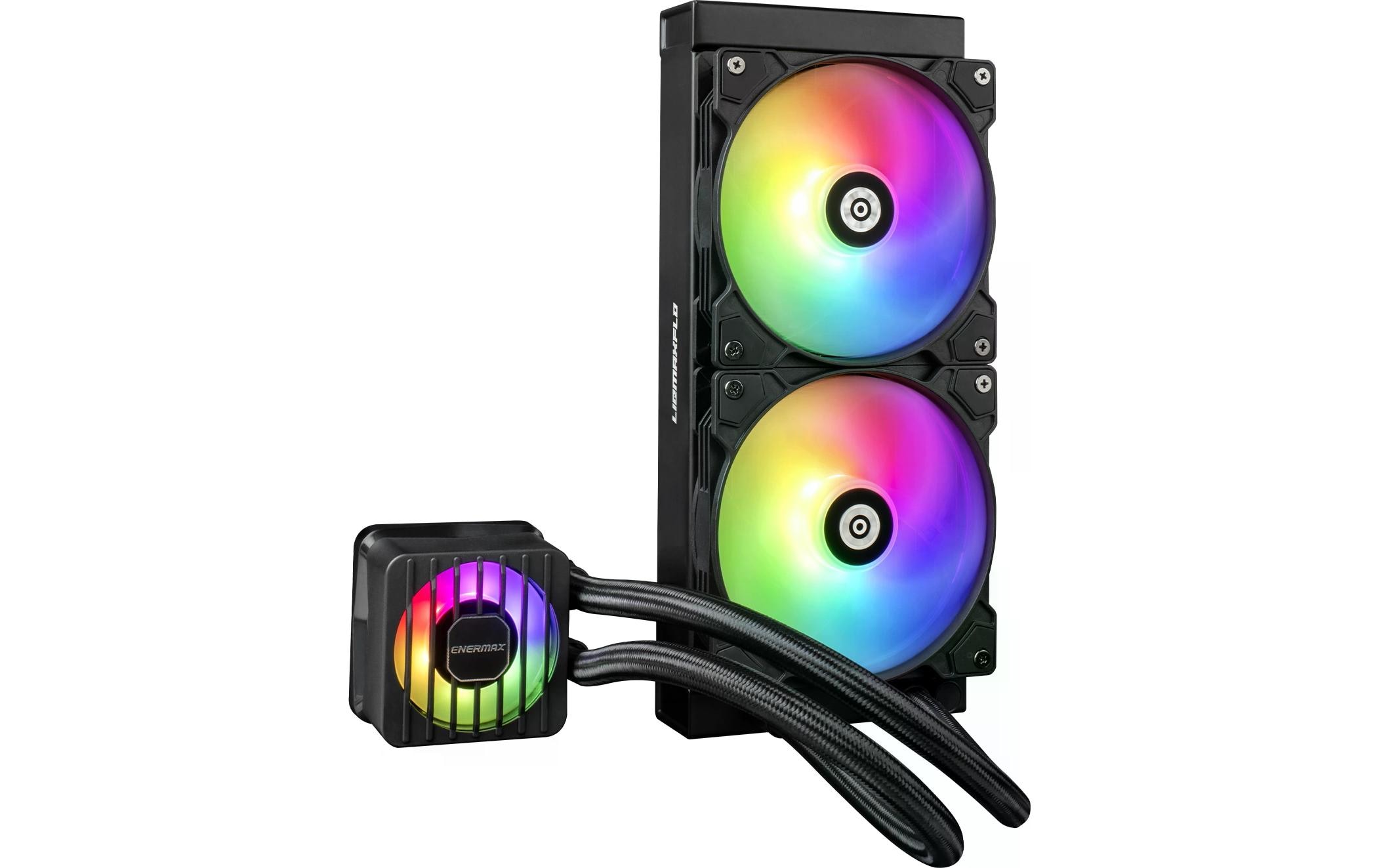 Enermax LIQMAXFLO ELC-LMF240T-ARGB - Prozessor-Flüssigkeitskühlsystem - 38 mm dicker Kühler