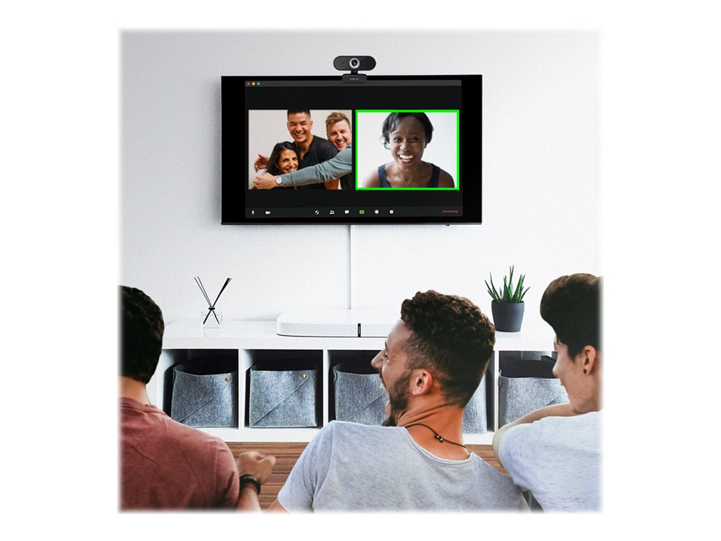 LogiLink Pro full HD USB webcam with microphone - Webcam - Farbe - 3 MP - 1920 x 1080 - 1080p - Audio - USB 2.0 - MJPEG