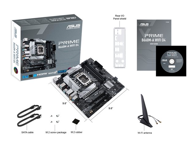 ASUS PRIME B660M-A WIFI D4 - Motherboard - micro ATX - LGA1700-Sockel - B660