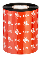 Zebra 5100 Resin - Schwarz - 110 mm x 450 m - Thermotransfer-Farbband - für Zebra R-140, R4Mplus, S4M; PAX 110, 170, R110; Xi Series 110, 140, 170, 220, R110