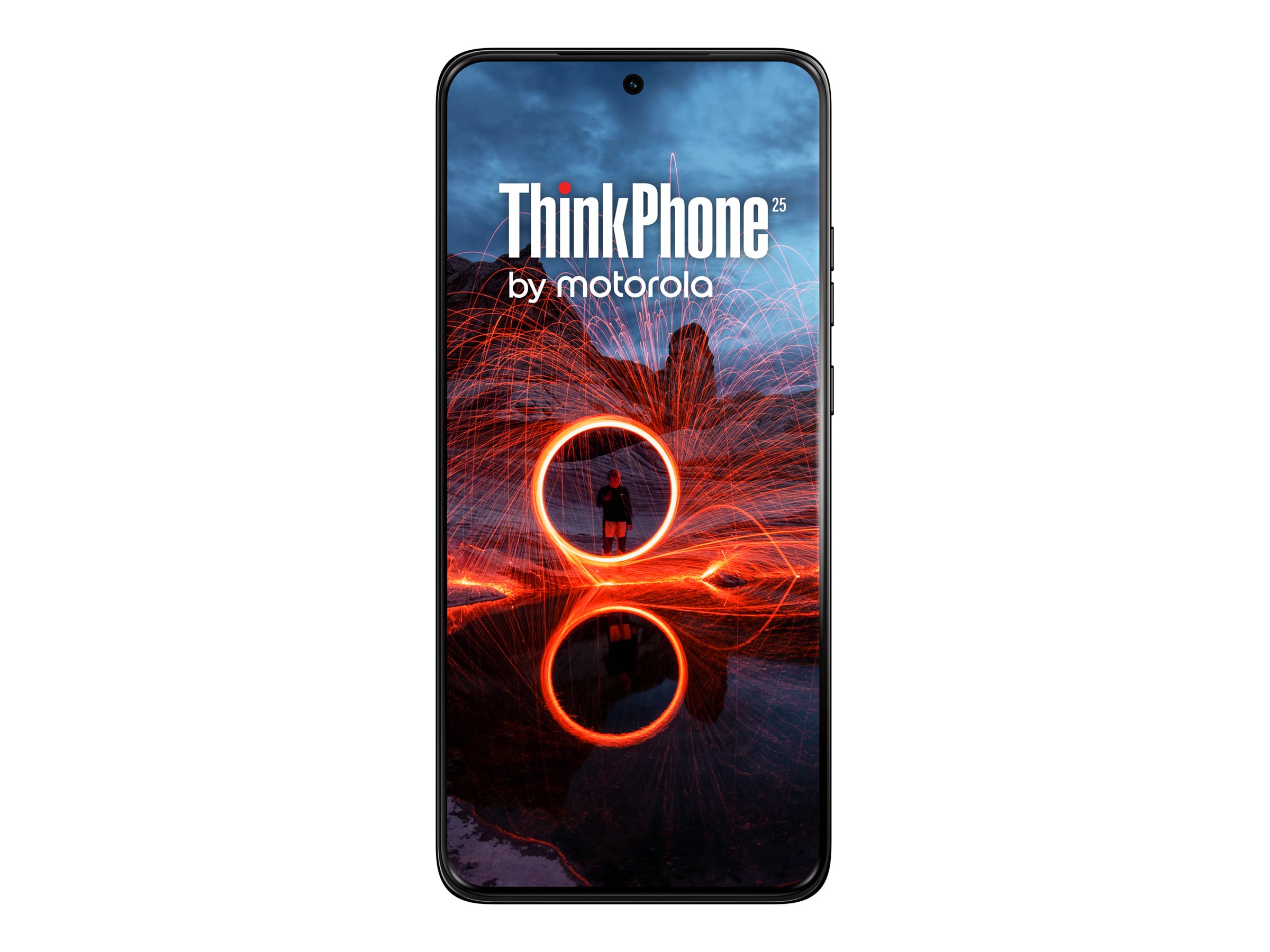 Motorola ThinkPhone 25 - 5G Smartphone - Dual-SIM - RAM 8 GB / Interner Speicher 256 GB - pOLED-Display - 6.36" - 2670 x 1220 Pixel (120 Hz) - Triple-Kamera 50 MP, 13 MP, 10 MP - front camera 32 MP - Carbon Black (PB5W0001SE)