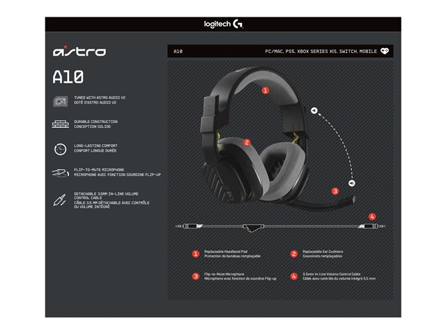 ASTRO Gaming A10 Gen 2 - Headset