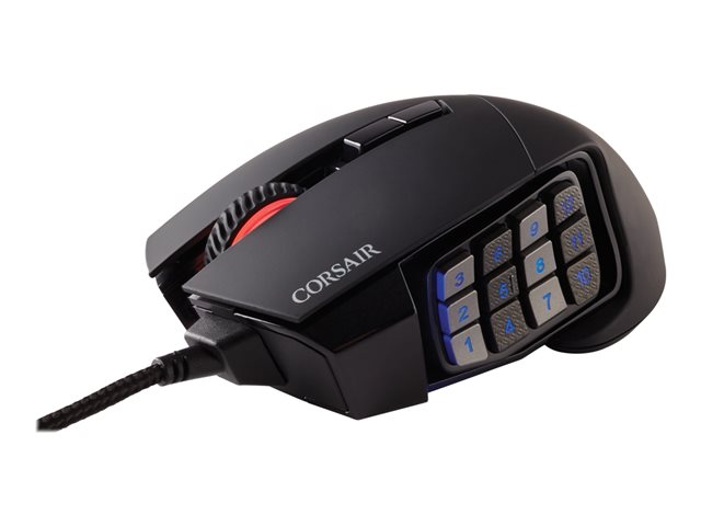CORSAIR Gaming Scimitar RGB Elite - Maus - USB - Schwarz