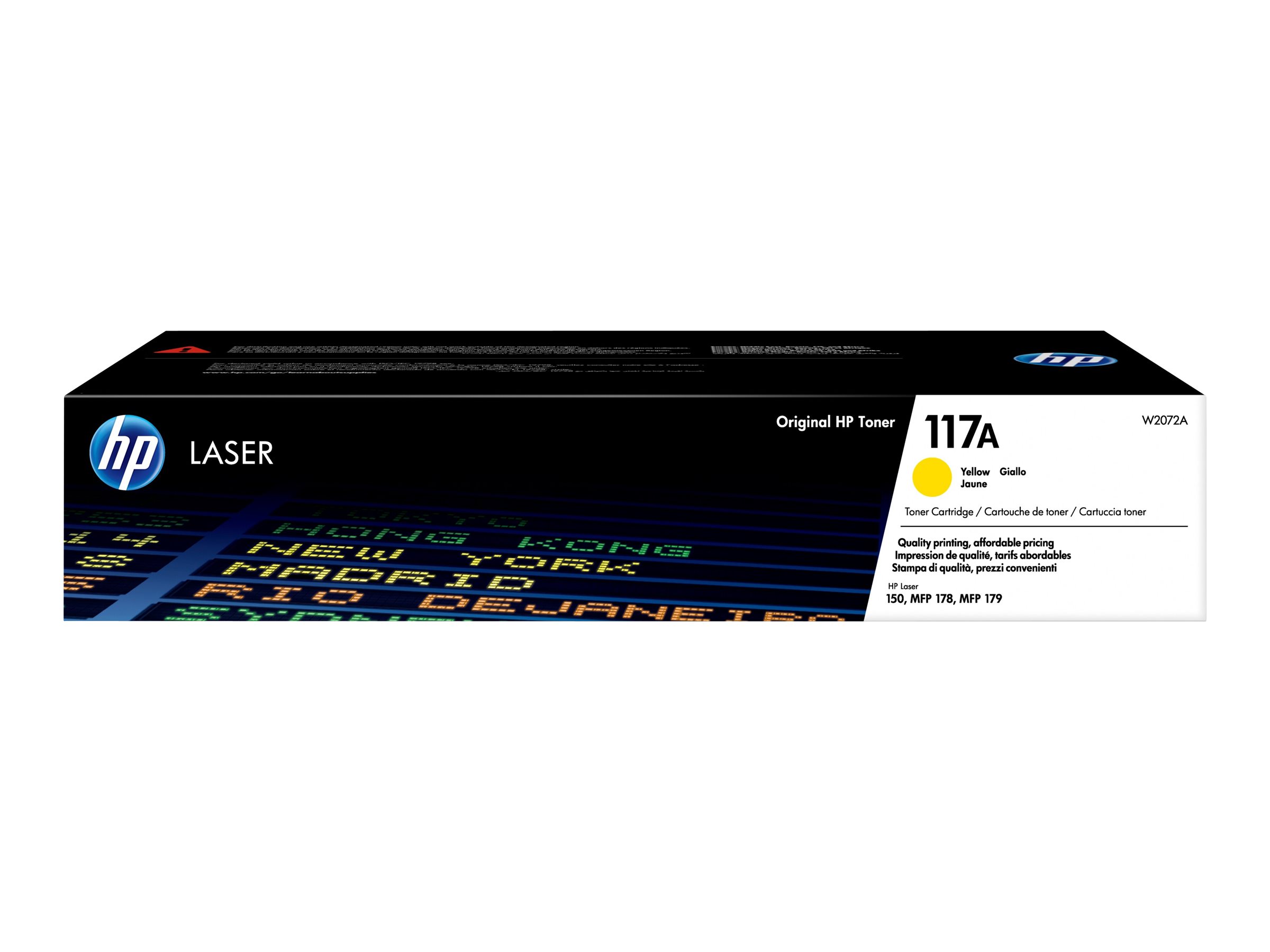 HP Toner Nr. 117A (W2072A) Yellow