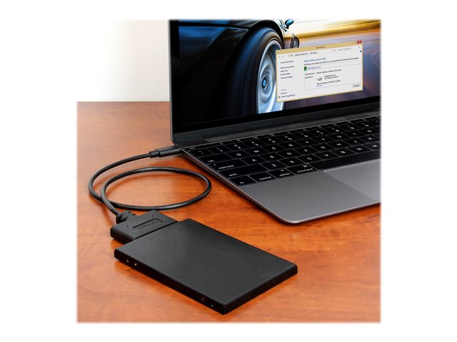 StarTech.com USB C auf SATA Adapter Kabel für 2
5in SSD/HDD - USB 3.1 (10Gbit/s) - Thunderbolt 3 kompatibel - SATA I/II/III (USB31CSAT3CB) - Speicher-Controller - SATA 6Gb/s - USB 3.1 (Gen 2)
