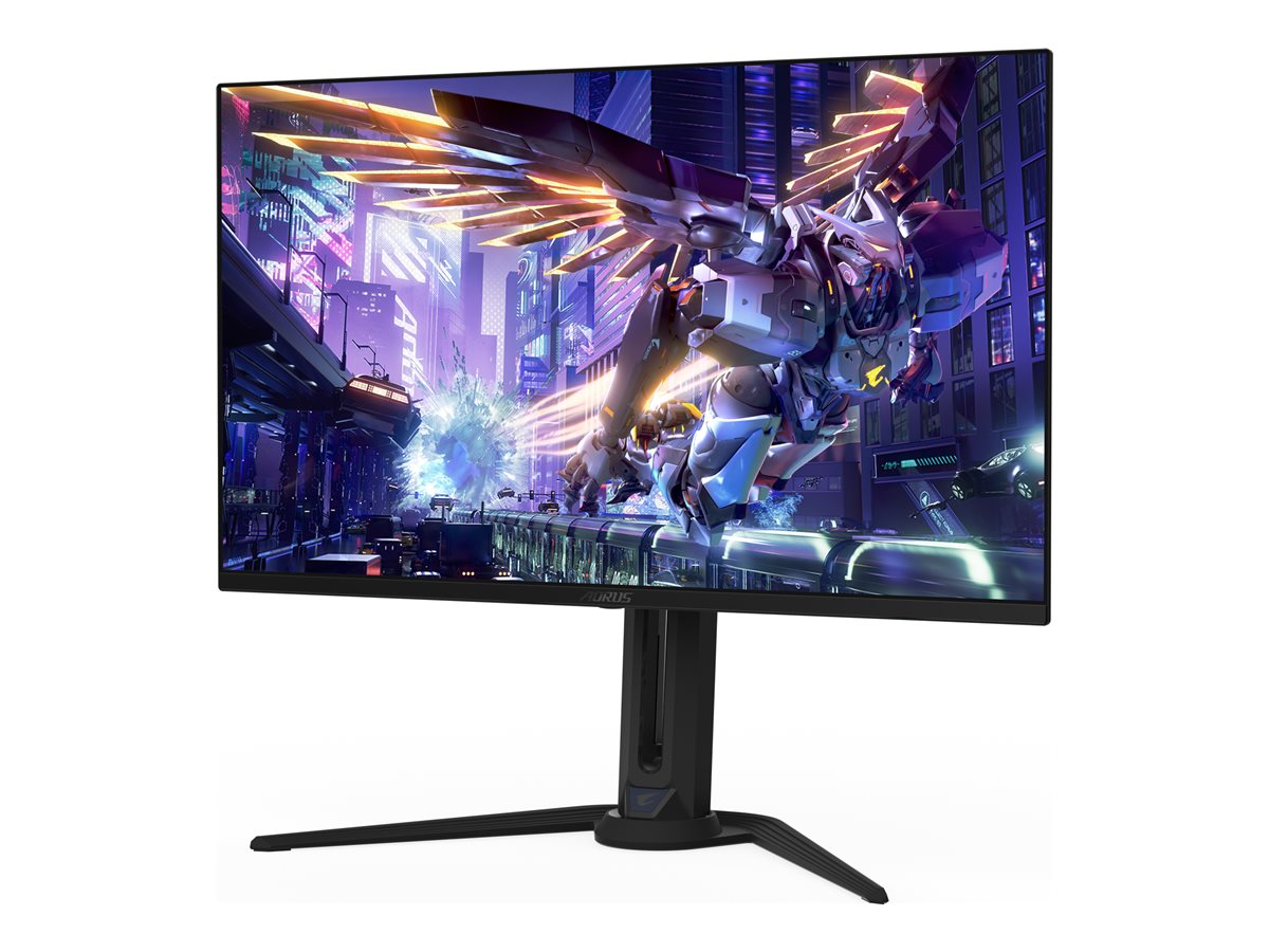 AORUS FO32U2P - OLED-Monitor - 81.3 cm (32") (31.5" sichtbar) - 3840 x 2160 4K @ 240 Hz - 1000 cd/m² - 1500000:1 - DisplayHDR 400 True Black - 0.03 ms - 2xHDMI, DisplayPort, USB-C - Lautsprecher