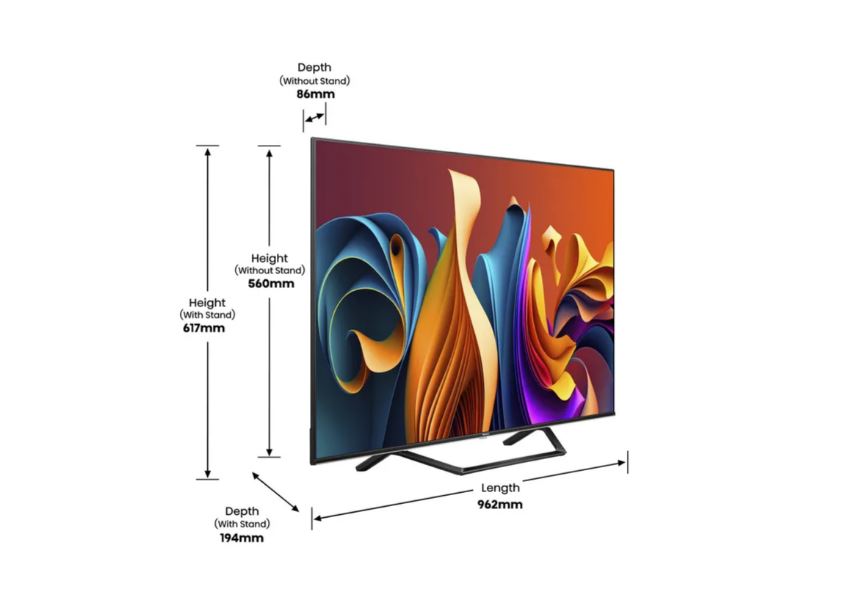 Hisense 43A7NQ A7N Series - 108 cm (43") LCD-TV mit LED-Hintergrundbeleuchtung - QLED - 4K