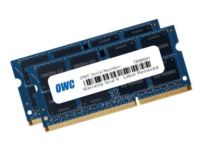 Other World Computing - DDR3L - Kit - 16 GB: 2 x 8 GB - SO DIMM 204-PIN - 1600 MHz / PC3-12800 - ungepuffert