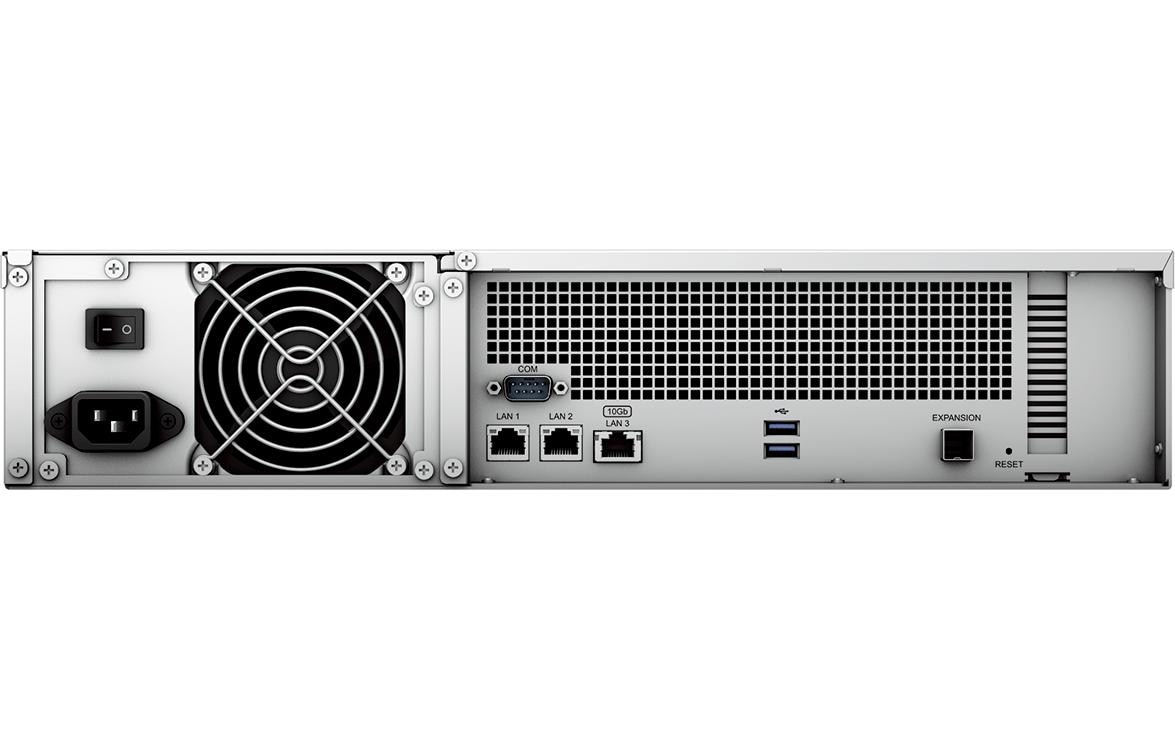 Synology RackStation RS2423+ NAS & Speicherserver Rack (2U) Eingebauter Ethernet-Anschluss Schwarz - Grau V1780B (RS2423+)