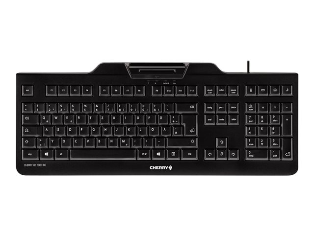 CHERRY KC 1000 SC - Tastatur - Deutsch - Schwarz Eingabegerät