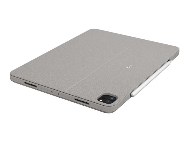 Logitech Combo Touch - Tastatur und Foliohülle - mit Trackpad - QWERTY - US International - Sand Eingabegerät