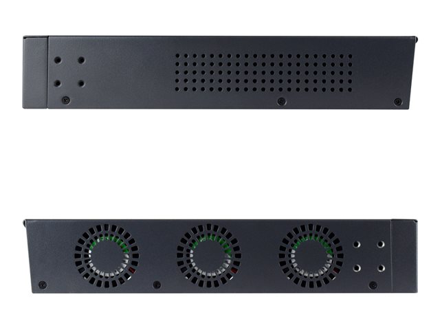 InLine 32324P - Switch - unmanaged - 24 x 10/100/1000 (PoE+) + 2 x Gigabit SFP (Uplink) - an Rack montierbar - PoE+ (380 W)