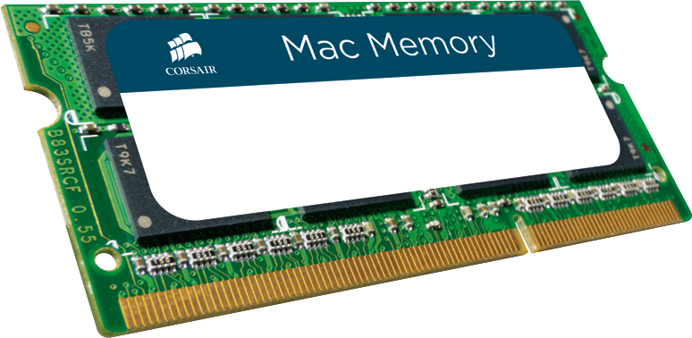 CORSAIR Mac Memory - DDR3 - Kit - 8 GB: 2 x 4 GB - SO DIMM 204-PIN - 1333 MHz / PC3-10666 - ungepuffert