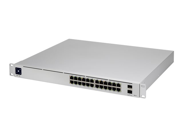 Ubiquiti UniFiSwitch Pro 24 Rackmount Gigabit Managed Switch, 24x RJ-45, 2x SFP+, PoE++, Gen2 (USW-PRO-24-POE)