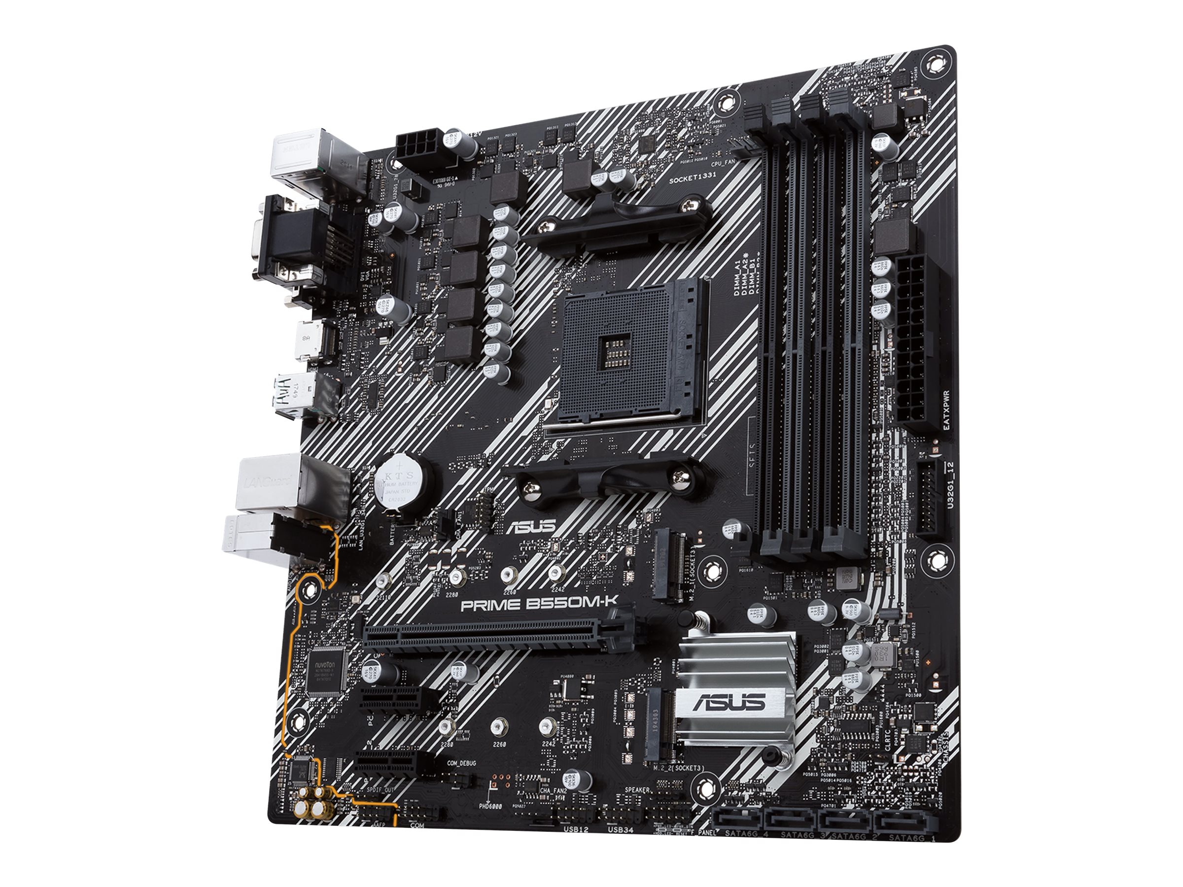 ASUS PRIME B550M-K - Motherboard - micro ATX - Socket AM4 - AMD B550