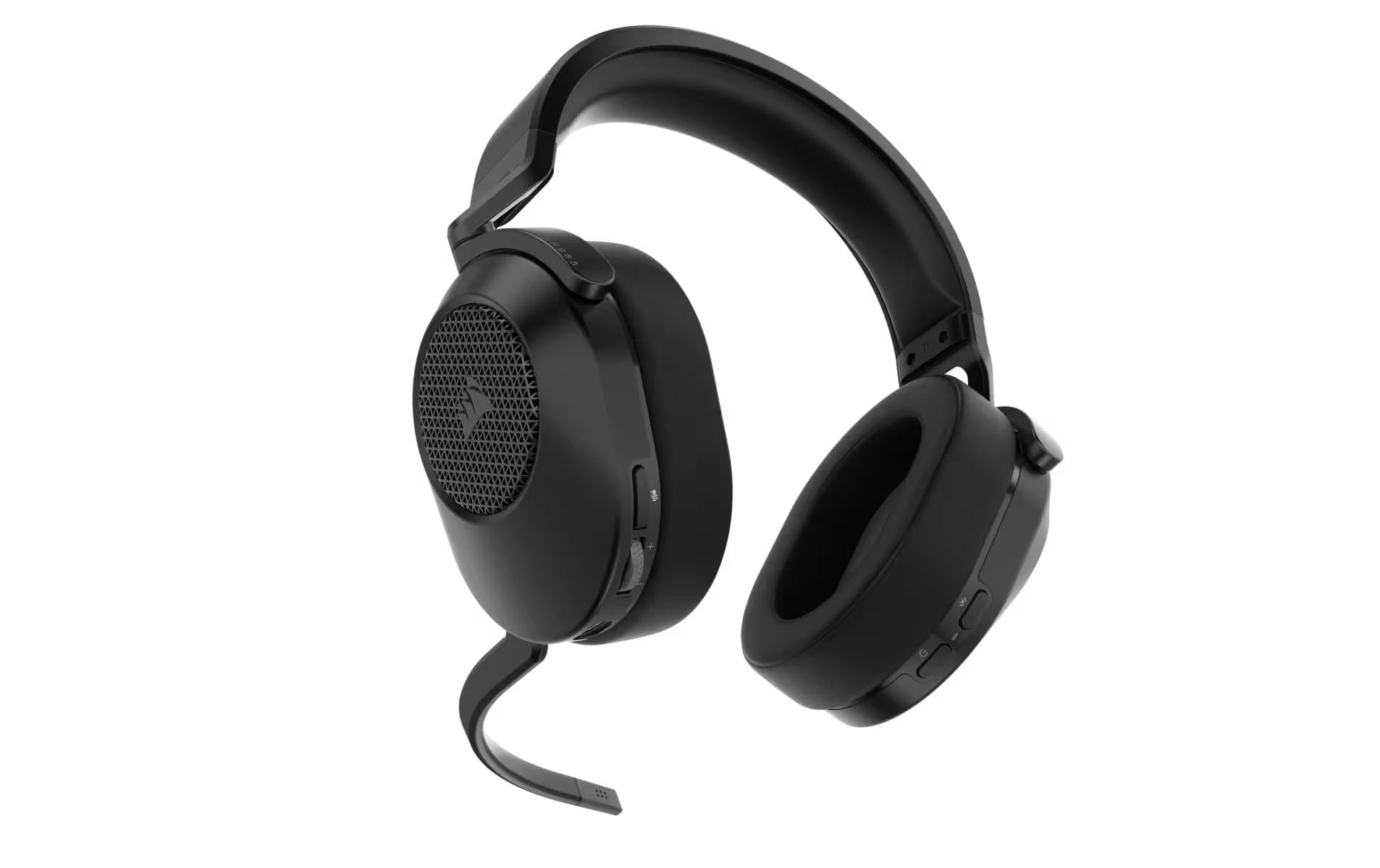 CORSAIR Gaming HS65 WIRELESS - Headset - ohrumschließend - Bluetooth / 2,4 GHz Funkfrequenz - kabellos - Kohle