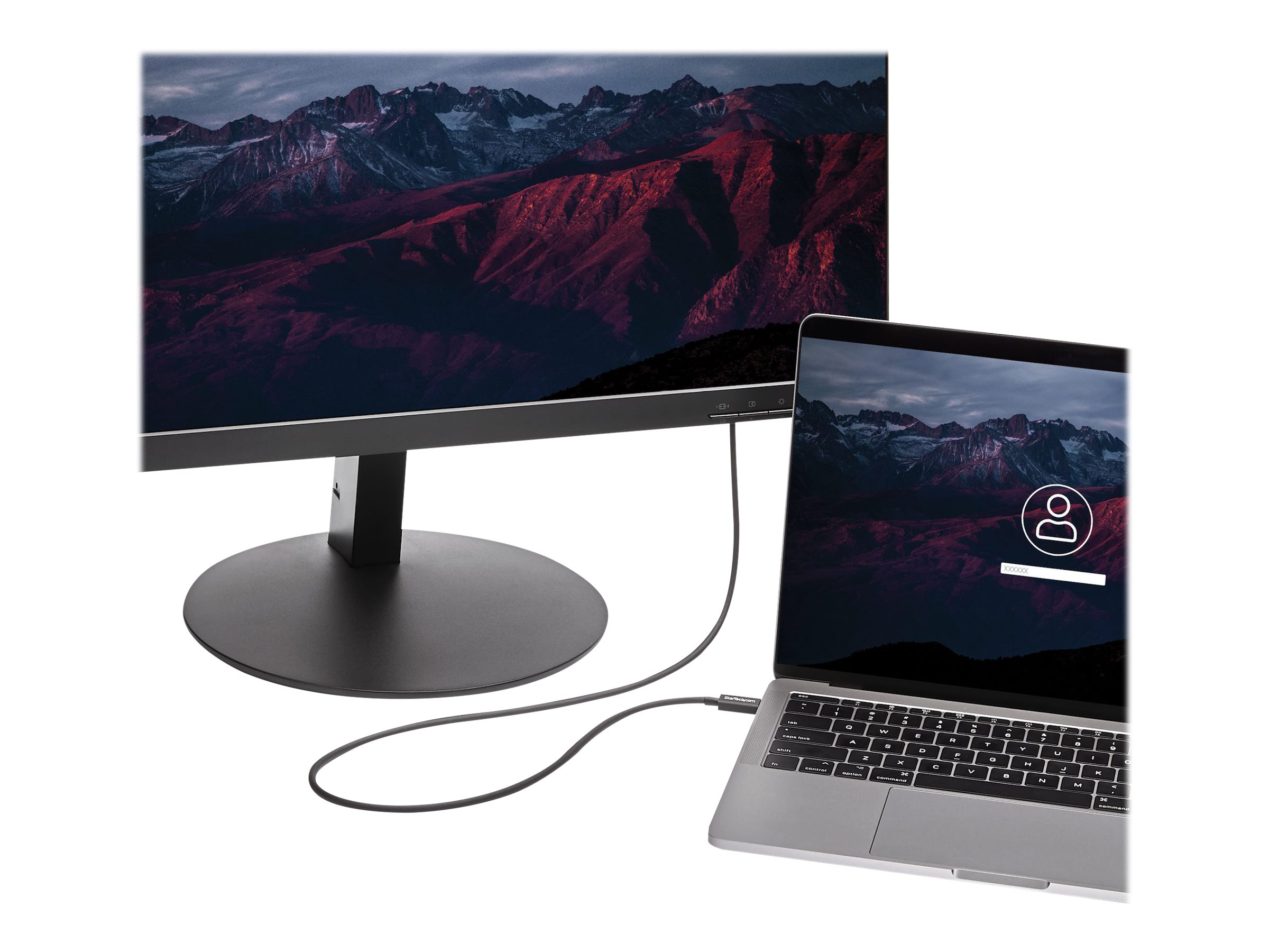 StarTech.com 2m (6.6ft) Thunderbolt 3 Cable
20Gbps
100W PD
4K Video
Thunderbolt-Certified
Compatible w/ TB4/USB 3.2/DisplayPort - Thunderbolt-Kabel - 24 pin USB-C zu 24 pin USB-C - 2 m