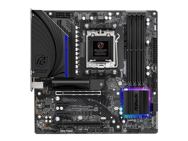 ASRock B650M PG Riptide - Motherboard - micro ATX - Socket AM5 - AMD B650
