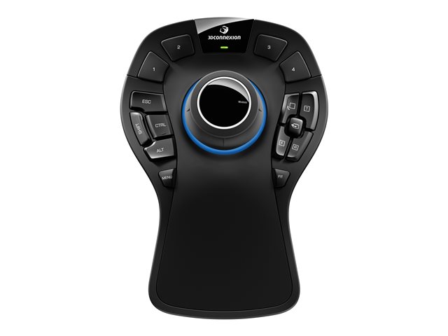 3Dconnexion SpaceMouse Pro Wireless - Bluetooth Edition - 3D-Maus - 2.4 GHz
Bluetooth
USB-C