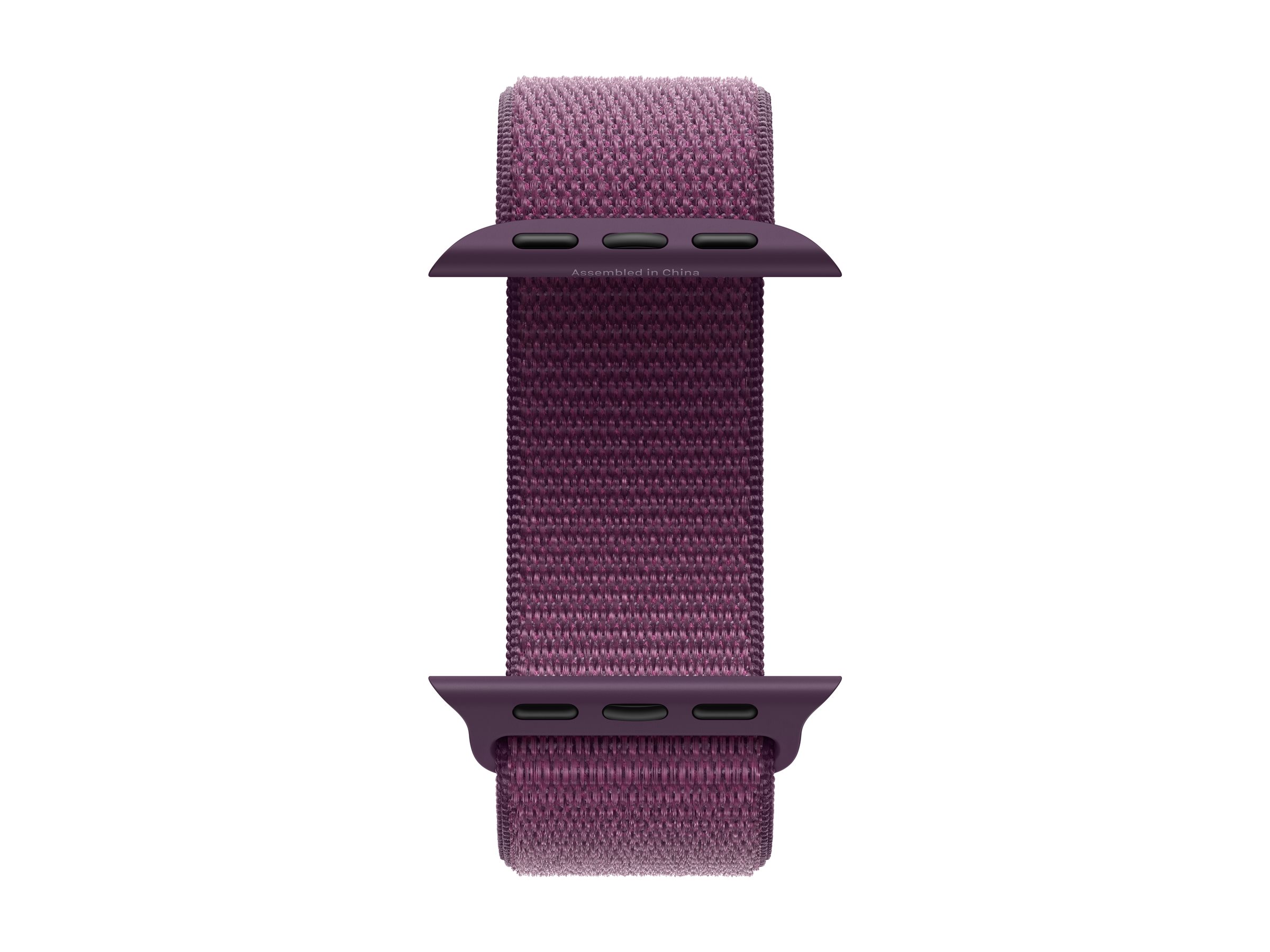 Apple Watch Series 10 GPS 42mm Rose Gold Aluminium Case mit Plum Sport Band (MWWK3QF/A)