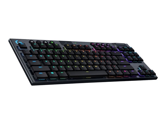 Logitech G915 TKL Tenkeyless LIGHTSPEED Wireless RGB Mechanical Gaming Keyboard - Tastatur - QWERTZ - Deutsch - Kohle Eingabegerät